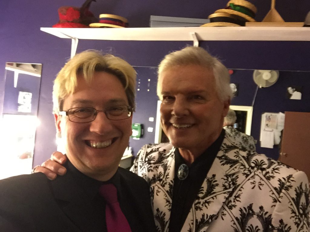 Peter Gill and Jess Conrad