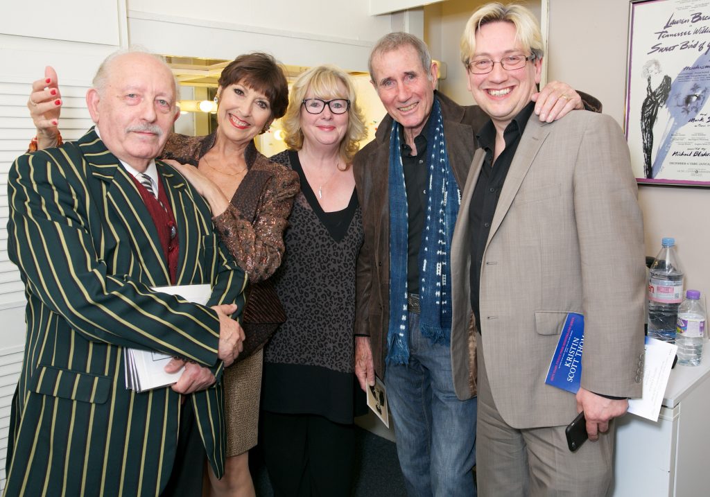 Peter Gill with Jim Dale and Anita Harris