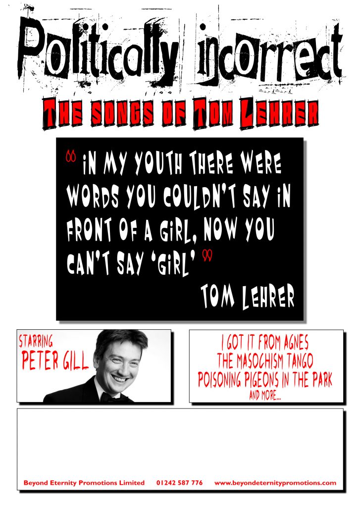 Politically Incorrect songs of Tom Lehrer